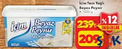 İÇİM TAM YAĞLI BEYAZ PEYNİR 1000 G İÇİM TAM YAĞLI BEYAZ PEYNİR 1000 G
